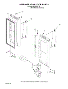05 - Refriger parts for Whirlpool Refrigerator GX2SHDXVY02 from AppliancePartsPros.com