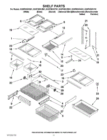 07 - Shelf Parts parts for Whirlpool Refrigerator GX5FHDXVA01 from AppliancePartsPros.com