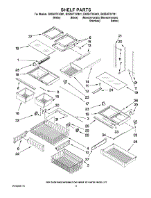 07 - Shelf Parts parts for Whirlpool Refrigerator GX5SHTXVQ01 from AppliancePartsPros.com