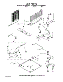 04 - Unit Parts parts for Whirlpool Refrigerator W1TXNMFWQ01 from AppliancePartsPros.com