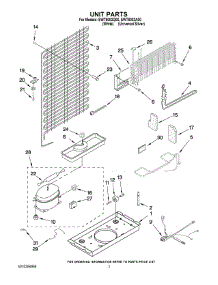 04 - Unit Parts parts for Whirlpool Refrigerator EWT8002Q00 from AppliancePartsPros.com