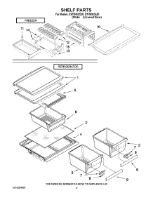 05 - Shelf Pa parts for Whirlpool Refrigerator EWT8002Q00 from AppliancePartsPros.com