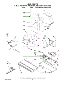 06 - Unit Parts parts for Whirlpool Refrigerator GB2FHDXWD00 from AppliancePartsPros.com