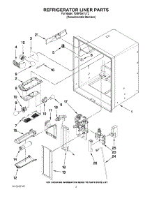 02 - Refrigerator Liner Parts parts for Whirlpool Refrigerator 7GI5FSAXVY2 from AppliancePartsPros.com