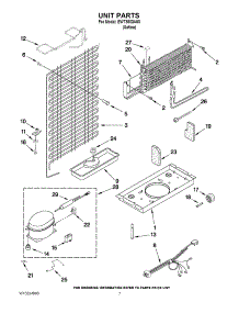 04 - Unit Parts parts for Whirlpool Refrigerator EWT8503A00 from AppliancePartsPros.com