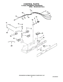 11 - Control Parts parts for Whirlpool Refrigerator BRS62BBBNA00 from AppliancePartsPros.com