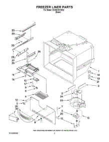 02 - Freezer Liner Parts parts for Whirlpool Refrigerator GX2SHDXVB02 from AppliancePartsPros.com