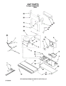 06 - Unit Parts parts for Whirlpool Refrigerator GX2SHDXVB02 from AppliancePartsPros.com