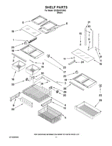 07 - Shelf Parts parts for Whirlpool Refrigerator GX2SHDXVB02 from AppliancePartsPros.com