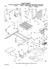 09 - Unit Parts parts for Whirlpool Refrigerator ES5DVAXWY01 from AppliancePartsPros.com