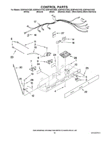 10 - Control Parts parts for Whirlpool Refrigerator ED5FHAXVT02 from AppliancePartsPros.com