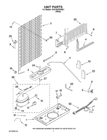 04 - Unit Parts parts for Whirlpool Refrigerator W4TXNGFWQ01 from AppliancePartsPros.com