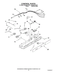 11 - Control Parts parts for Whirlpool Refrigerator 6GD25DCXHS11 from AppliancePartsPros.com