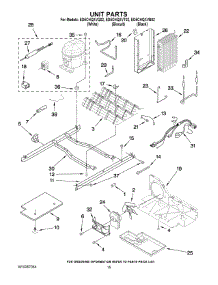 09 - Unit Parts parts for Whirlpool Refrigerator ED5CHQXVB02 from AppliancePartsPros.com