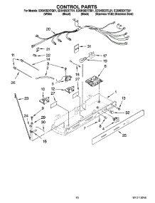 11 - Control Parts parts for Whirlpool Refrigerator ED5HBEXTL01 from AppliancePartsPros.com