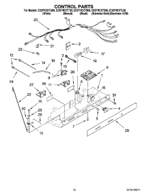 11 - Control Parts parts for Whirlpool Refrigerator ED2FHEXTS00 from AppliancePartsPros.com