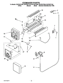 12 - Icemaker Parts, Optional Parts (Not Included) parts for Whirlpool Refrigerator ED2FHEXTS00 from AppliancePartsPros.com