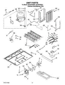 11 - Unit Parts parts for Whirlpool Refrigerator EC3JHAXRS01 from AppliancePartsPros.com