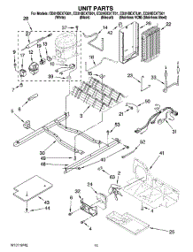 09 - Unit Parts parts for Whirlpool Refrigerator ED2HBEXTB01 from AppliancePartsPros.com