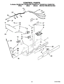 11 - Control Parts parts for Whirlpool Refrigerator ED2HBEXTB01 from AppliancePartsPros.com