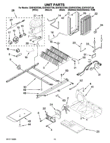 09 - Unit Parts parts for Whirlpool Refrigerator ED5FHEXTT00 from AppliancePartsPros.com