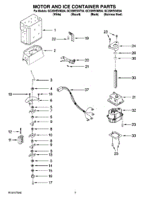 05 - Motor And Ice Container Parts parts for Whirlpool Refrigerator GC3SHEXNS04 from AppliancePartsPros.com