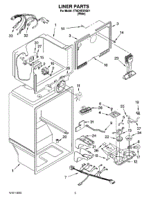 03 - Liner Parts parts for Whirlpool Refrigerator ET8CHEXSQ01 from AppliancePartsPros.com