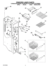 04 - Freezer Liner Parts parts for Whirlpool Refrigerator GC5THEXNQ02 from AppliancePartsPros.com