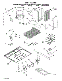 11 - Unit Parts parts for Whirlpool Refrigerator GC5THEXNQ02 from AppliancePartsPros.com