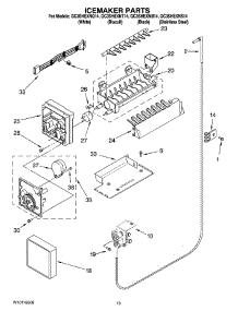 12 - Icemaker Parts, Optional Parts (Not Included) parts for Whirlpool Refrigerator GC3SHEXNB14 from AppliancePartsPros.com