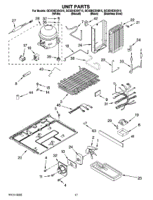 11 - Unit Parts parts for Whirlpool Refrigerator GC3SHEXNT15 from AppliancePartsPros.com