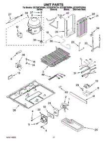 11 - Unit Parts parts for Whirlpool Refrigerator GC5SHEXNB04 from AppliancePartsPros.com