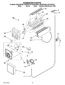 12 - Icemaker Parts, Optional Parts (Not Included) parts for Whirlpool Refrigerator ED5FHEXSB02 from AppliancePartsPros.com
