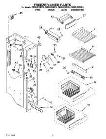 04 - Freezer Liner Parts parts for Whirlpool Refrigerator GC3SHEXNQ14 from AppliancePartsPros.com