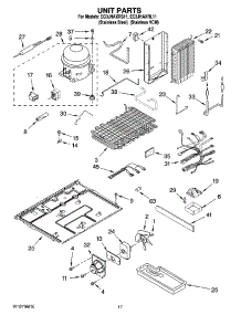 11 - Unit Parts parts for Whirlpool Refrigerator EC3JHAXRL11 from AppliancePartsPros.com