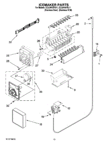 12 - Icemaker Parts, Optional Parts (Not Included) parts for Whirlpool Refrigerator EC3JHAXRL11 from AppliancePartsPros.com