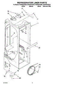 02 - Refrigerator Liner Parts parts for Whirlpool Refrigerator ED2FHAXSQ03 from AppliancePartsPros.com