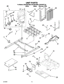 09 - Unit Parts parts for Whirlpool Refrigerator ED5VHEXTL00 from AppliancePartsPros.com