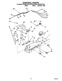 11 - Control Parts parts for Whirlpool Refrigerator ED5HHEXTL00 from AppliancePartsPros.com