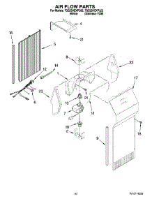 12 - Air Flow Parts, Optional Parts (Not Included) parts for Whirlpool Refrigerator 7GS2SHEXPL02 from AppliancePartsPros.com