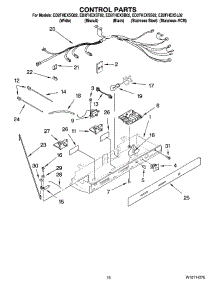 11 - Control Parts parts for Whirlpool Refrigerator ED2FHEXSB02 from AppliancePartsPros.com