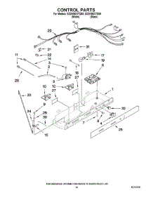 11 - Control Parts parts for Whirlpool Refrigerator ED2HBEXTQ00 from AppliancePartsPros.com