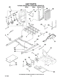 09 - Unit Parts parts for Whirlpool Refrigerator ED2HHEXTQ00 from AppliancePartsPros.com
