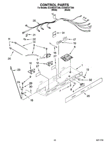 11 - Control Parts parts for Whirlpool Refrigerator ED5HBEXTQ00 from AppliancePartsPros.com