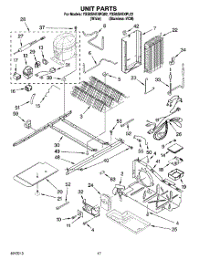 11 - Unit Parts parts for Whirlpool Refrigerator 7GS6SHEXPQ02 from AppliancePartsPros.com