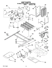 09 - Unit Parts parts for Whirlpool Refrigerator 7GS2SHEXPQ02 from AppliancePartsPros.com