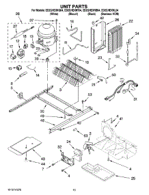 09 - Unit Parts parts for Whirlpool Refrigerator ED2GHEXNL04 from AppliancePartsPros.com
