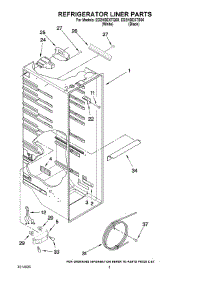 02 - Refrigerator Liner Parts parts for Whirlpool Refrigerator ED2HBEXTB00 from AppliancePartsPros.com