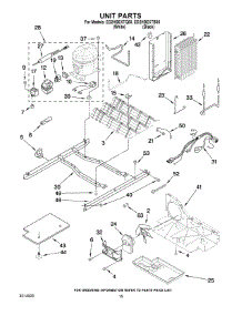 09 - Unit Parts parts for Whirlpool Refrigerator ED2HBEXTB00 from AppliancePartsPros.com