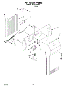 10 - Air Flow Parts parts for Whirlpool Refrigerator BRS70DBANA00 from AppliancePartsPros.com